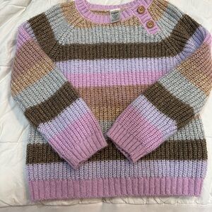 OshKosh B'gosh Multicolor Striped Sweater in a 5T.  Good condition